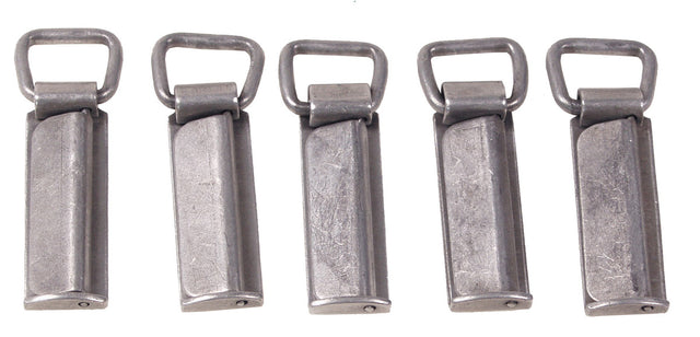 Passant de ceinturon allemand en aluminium, surplus d'occasion, lot de 10