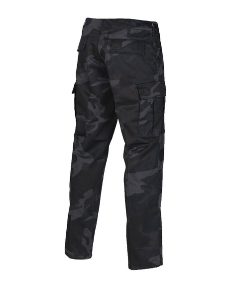 Pantalon de combat Mil-Tec Straight Cut en polyester-coton 80/20 avec six poches