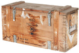 Caisse en bois italienne Typ III, surplus d'occasion pour le transport et le rangement
