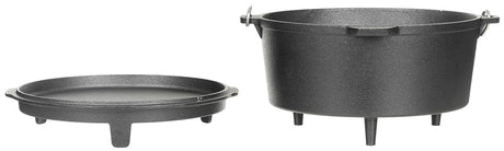 Marmite Fox Outdoor en fonte type Dutch Oven 3,8 ou 5,7 l sur trois pieds