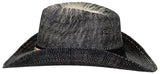 Chapeau de paille Fox Outdoor Texas en papier tressé à bandeau et tour élastique