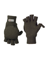 Gants mitaines Mil-Tec convertibles en polyacrylique ouatinage Thinsulate doublure polyester