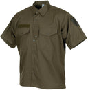 Chemise de campagne autrichienne à manches courtes, surplus d'occasion, lot de 10