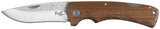 Couteau pliant Fox Outdoor manche bois lame martelée 8,8 cm verrouillage Back Lock
