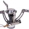 Réchaud à gaz compact Fox Outdoor 1800 W allumage piézoélectrique et boîte rigide