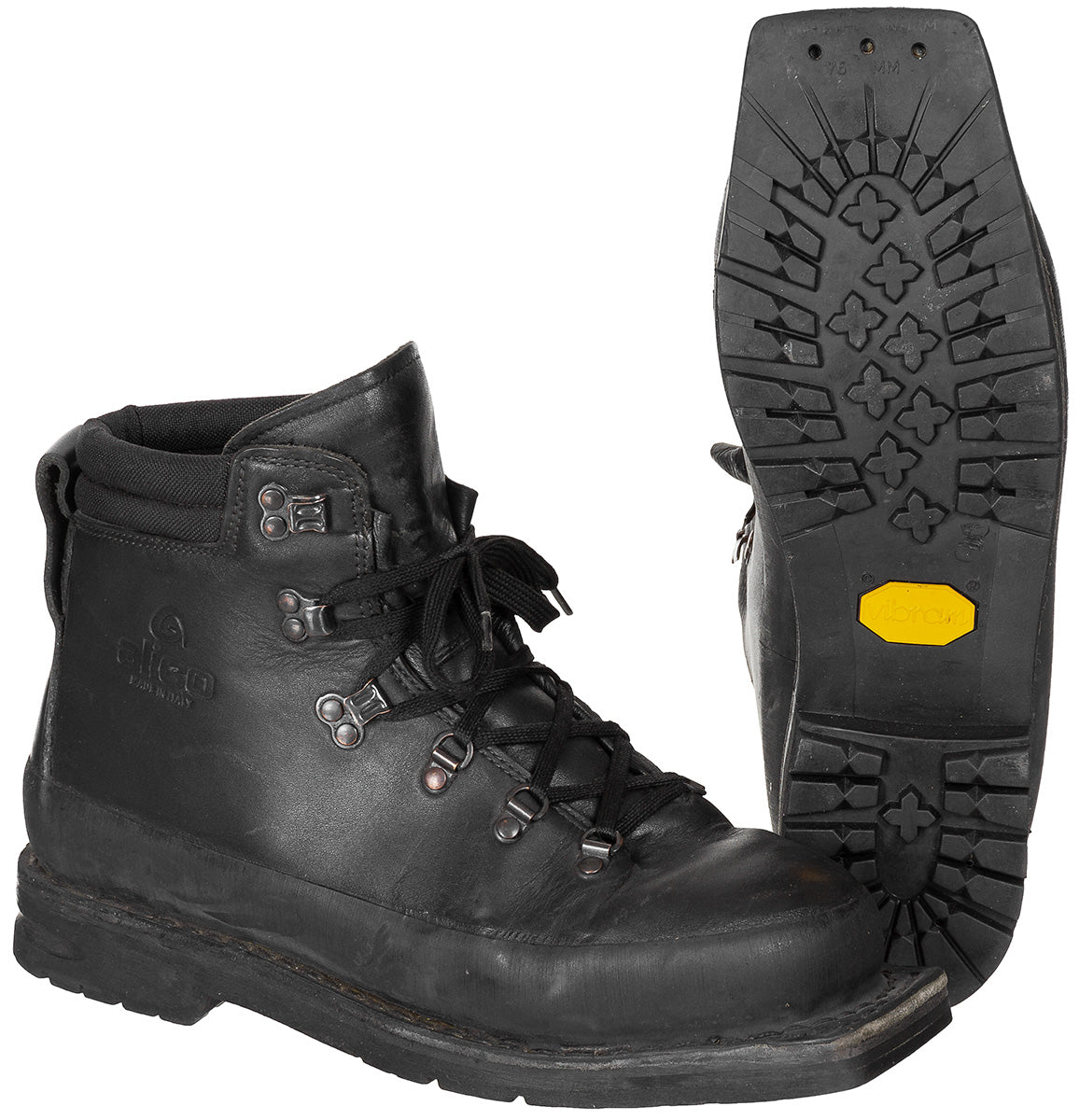 Chaussures de ski de fond en cuir, surplus d'occasion pour la marche, lot de 5