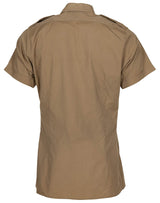 Chemise de service britannique à manches courtes, surplus d'occasion, lot de 10