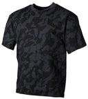 T-shirt US manches courtes MFH 170 g/m² coton à impression réactive col renforcé