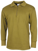 Sous-pull à col roulé néerlandais à fermeture à glissière pelucheux, surplus d'occasion, lot de 10