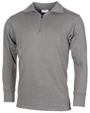 Sous-pull à col roulé néerlandais à fermeture à glissière, surplus comme neuf, lot de 10
