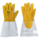 Gants de soudeur cuir fleur de bovin hydrofuge doublure aramide EN 407