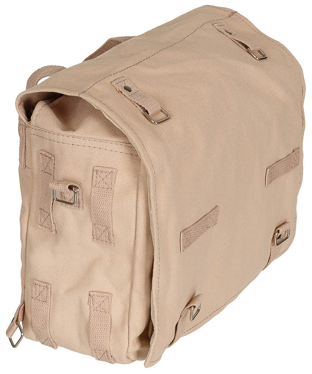 Sacoche de combat type BW MFH 8 l en toile de coton 32 x 23 x 12 cm à rabat