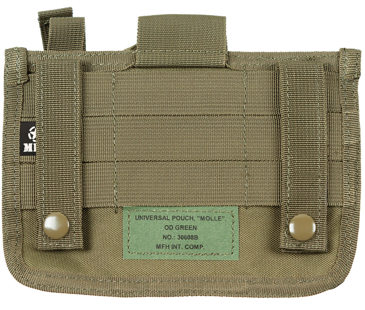 Pochette fourre-tout MOLLE MFH à trois poches plaquées, 20 x 14 cm