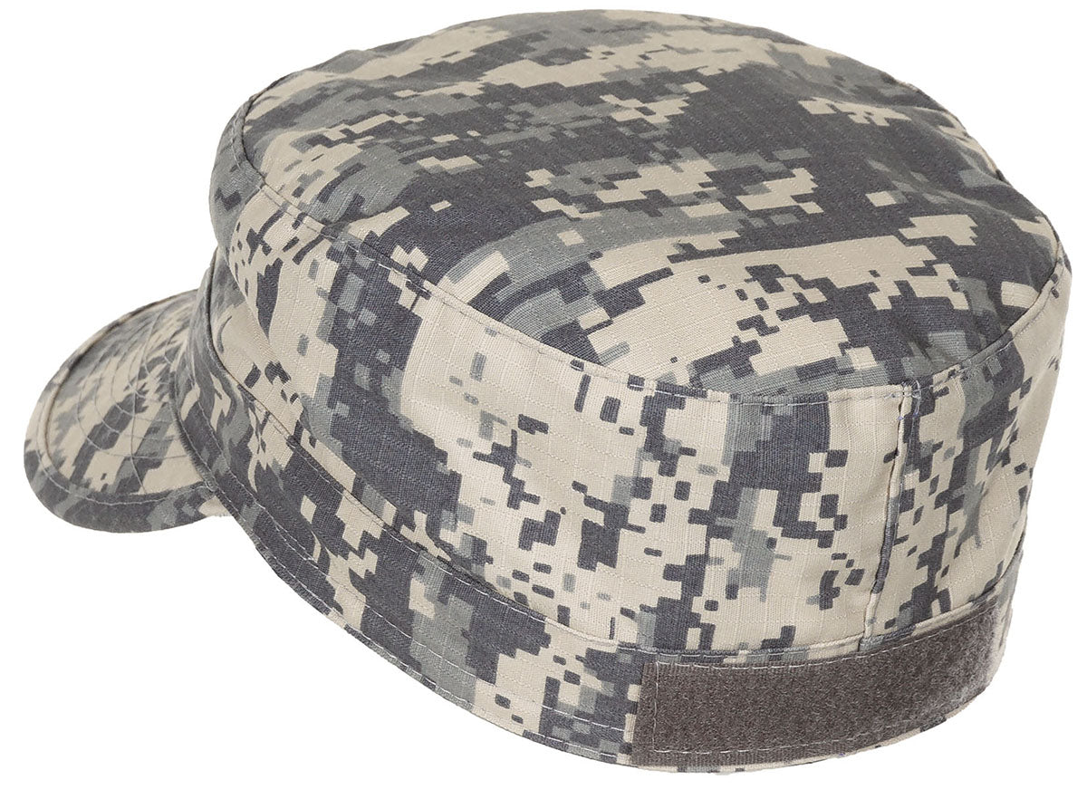 Casquette de treillis US ACU MFH en coton Rip Stop à panneau auto-agrippant