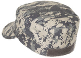 Casquette de treillis US ACU MFH en coton Rip Stop à panneau auto-agrippant