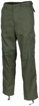 Pantalon de combat US BDU MFH à glissière polycoton 65/35 six poches passants 5,5 cm