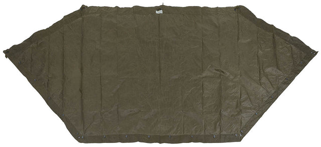 Toile de tente autrichienne en coton et polyamide, surplus d'occasion, lot de 5