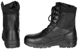 Chaussures d'intervention MFH Security à huit œillets en cuir Action et polyester 900D