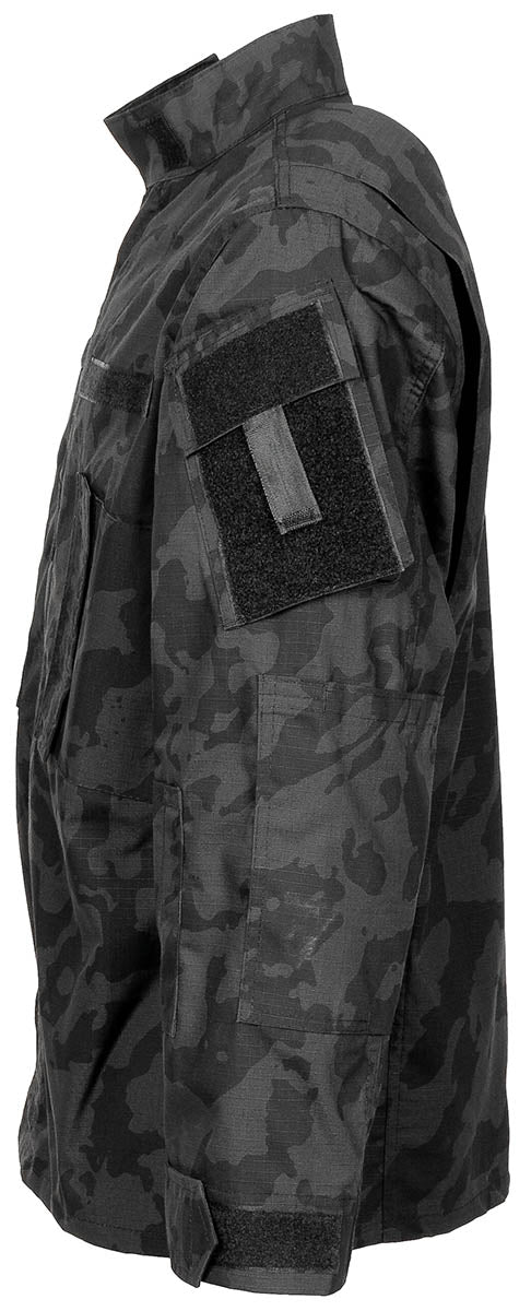 Veste de combat US ACU MFH Rip Stop 100 % coton col montant et poches de manche
