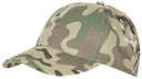 Casquette US MFH réglable en polycoton à visière six piqûres et six œillets