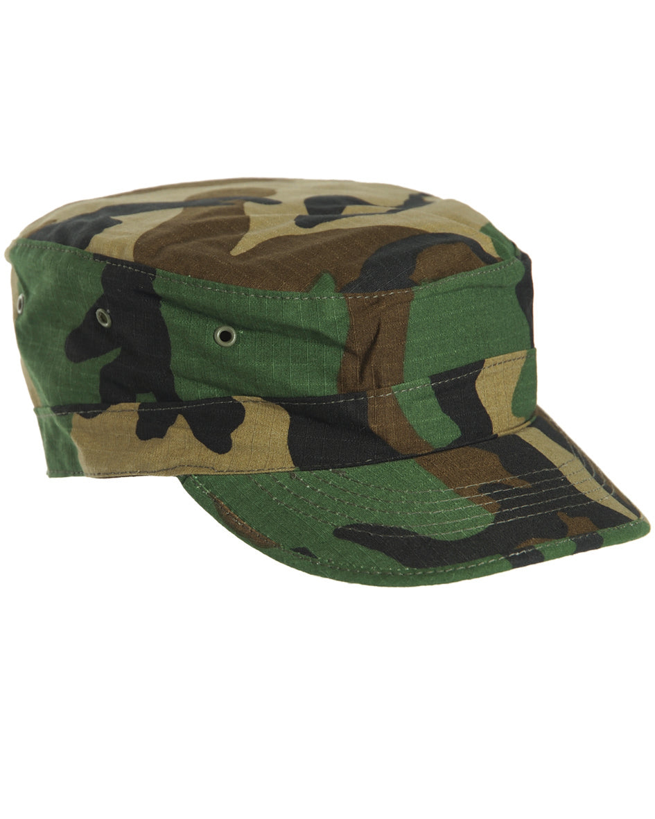 Casquette de treillis type US Mil-Tec BDU en coton ripstop avec aérations latérales