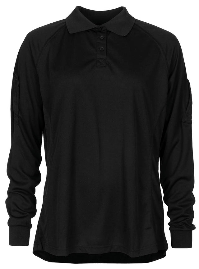 Polo britannique coupe femme à manches longues, surplus comme neuf, lot de 10