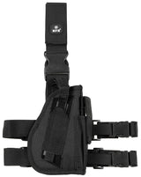 Holster de cuisse MFH pour droitier à deux sangles et porte-chargeur latéral