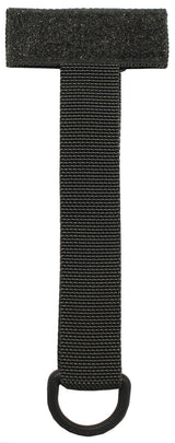 Porte-clés tactique MFH à adaptateur auto-agrippant de 13 cm avec anneau en D