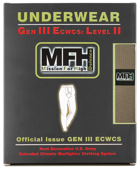 Caleçon thermorégulateur MFH Professional Level II GEN III polyester 210 g/m²
