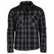 Blouson Mil-Tec type bûcheron en coton doublé peluche 310 g/m² avec épaules Cordura