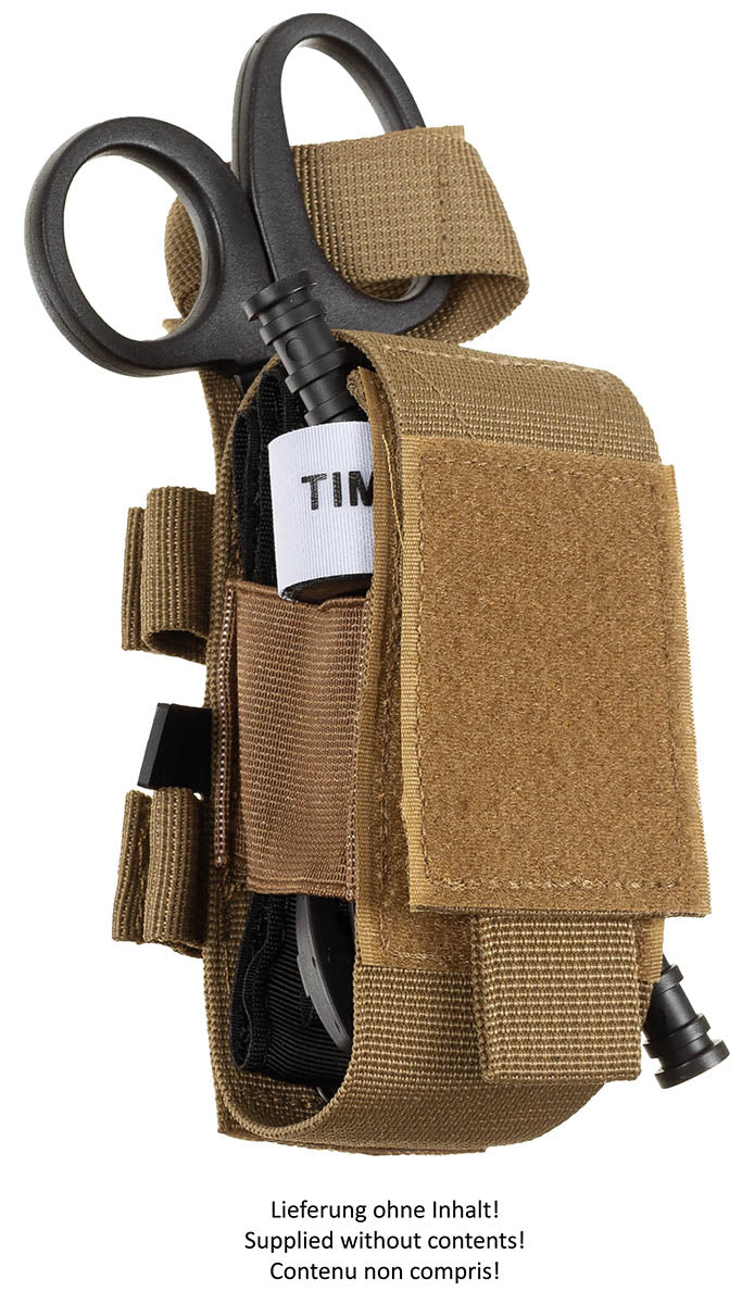 Pochette accessoires MFH IFAK auto-agrippante 5 x 17 x 6 cm en polyester MOLLE