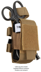 Pochette accessoires MFH IFAK auto-agrippante 5 x 17 x 6 cm en polyester MOLLE
