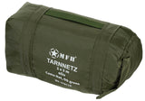 Filet de camouflage MFH 2 x 3 m avec filet support et anneaux métalliques