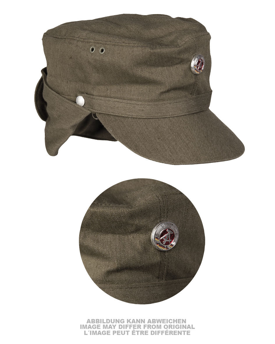 Casquette de montagne est-allemande avec cocarde, surplus d'occasion