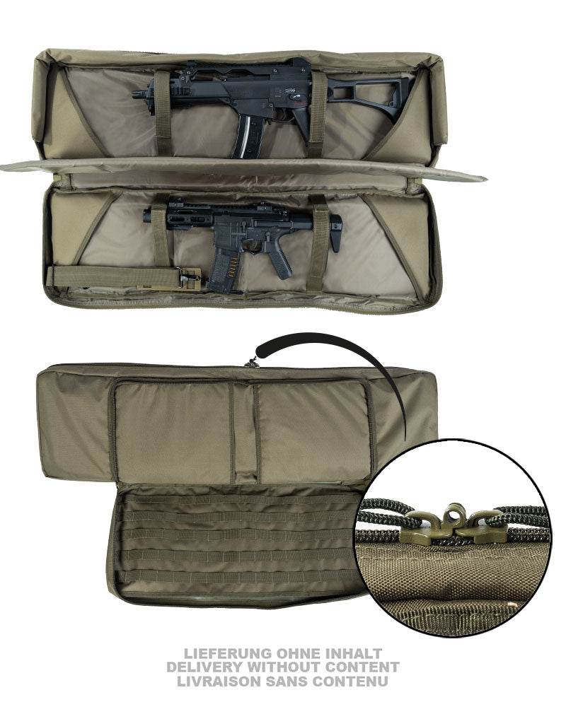 Housse pour arme Mil-Tec Rifle Case Double 106 x 19 x 28,5 cm rembourrée