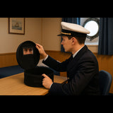 Porte-casquette OPEX Marine Nationale en polyester 600D enduit PVC diamètre 30 cm