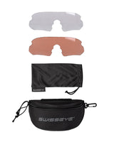 Lunettes de protection Swiss Eye Nighthawk polycarbonate écrans de rechange, étui