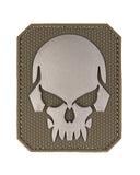 Morale patch tête de mort grand format Mil-Tec 3D PVC 7,6 x 6,3 cm 13 g auto-agrippant