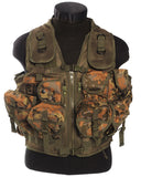 Gilet d'intervention tactique Mil-Tec en polyester 600D à neuf poches et poignée dorsale