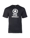 T-shirt imprimé Mil-Tec Allied Star en jersey simple de coton 140 à 145 g/m²