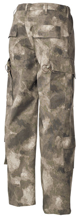 Pantalon de combat US ACU MFH Rip Stop 100 % coton huit poches logements genouillères