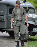 Veste de combat type US M64 Mil-Tec en coton avec quatre poches et écussons fournis
