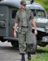 Veste de combat type US M64 Mil-Tec en coton avec quatre poches et écussons fournis