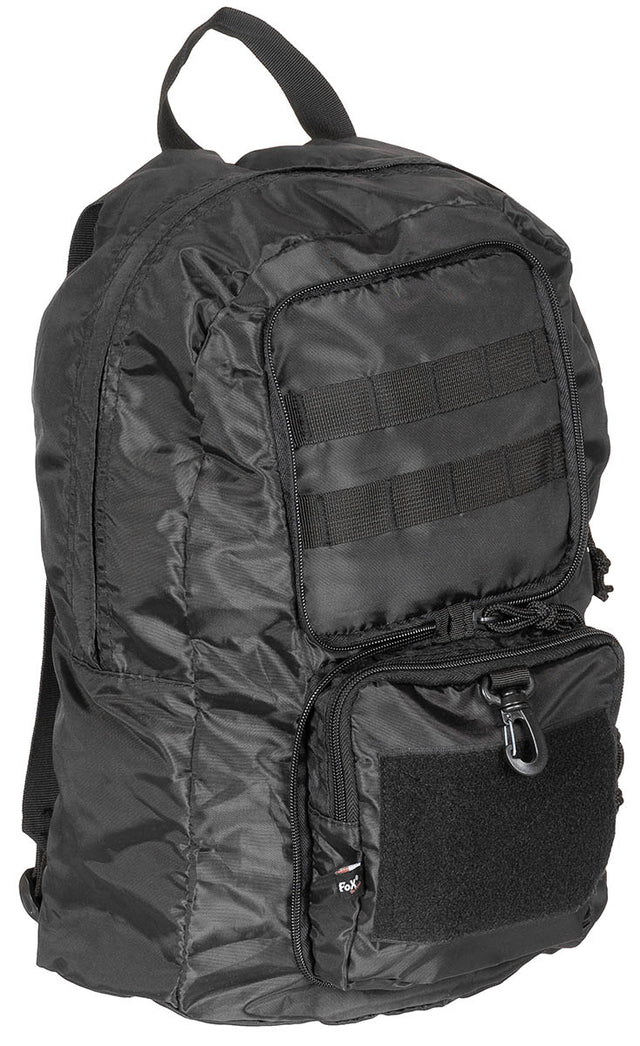 Sac à dos pliable Fox Outdoor 30 litres en polyester 270 g avec passants MOLLE