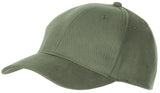 Casquette plate MFH en coton brossé à boucle laiton et visière six piqûres