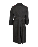 Manteau de drap bulgare en pure laine, surplus militaire d'occasion