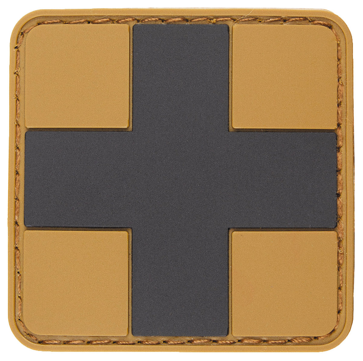 Écusson FIRST AID MFH auto-agrippant 3D 5 x 5 cm en caoutchouc moulé