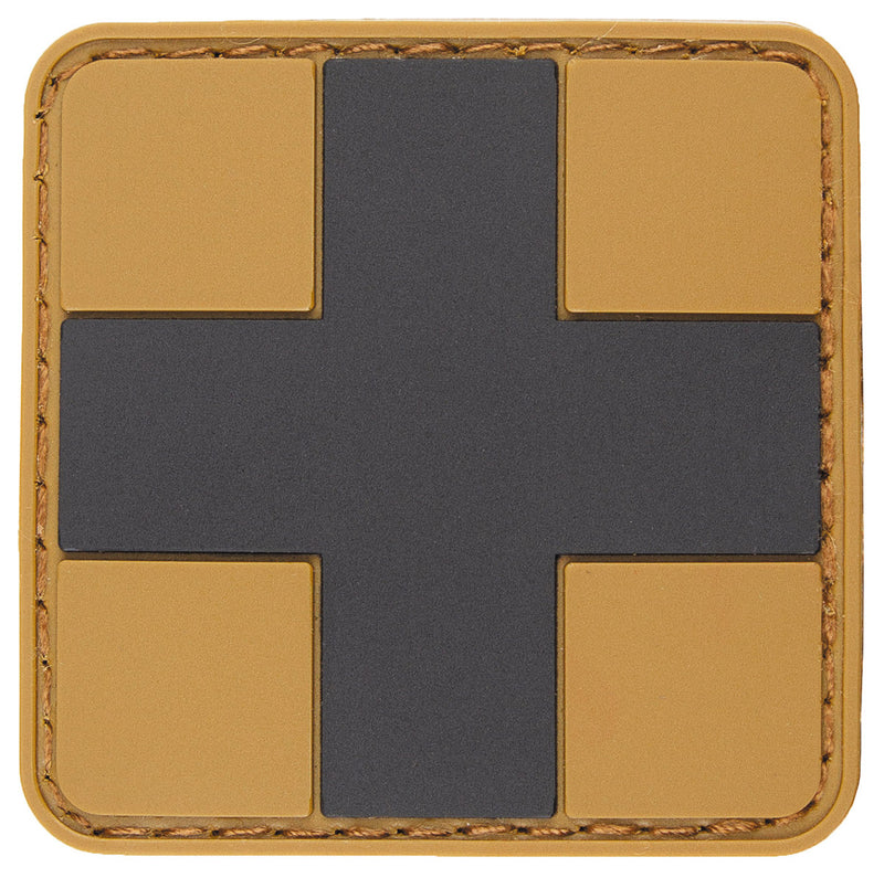 Écusson FIRST AID MFH auto-agrippant 3D 5 x 5 cm en caoutchouc moulé