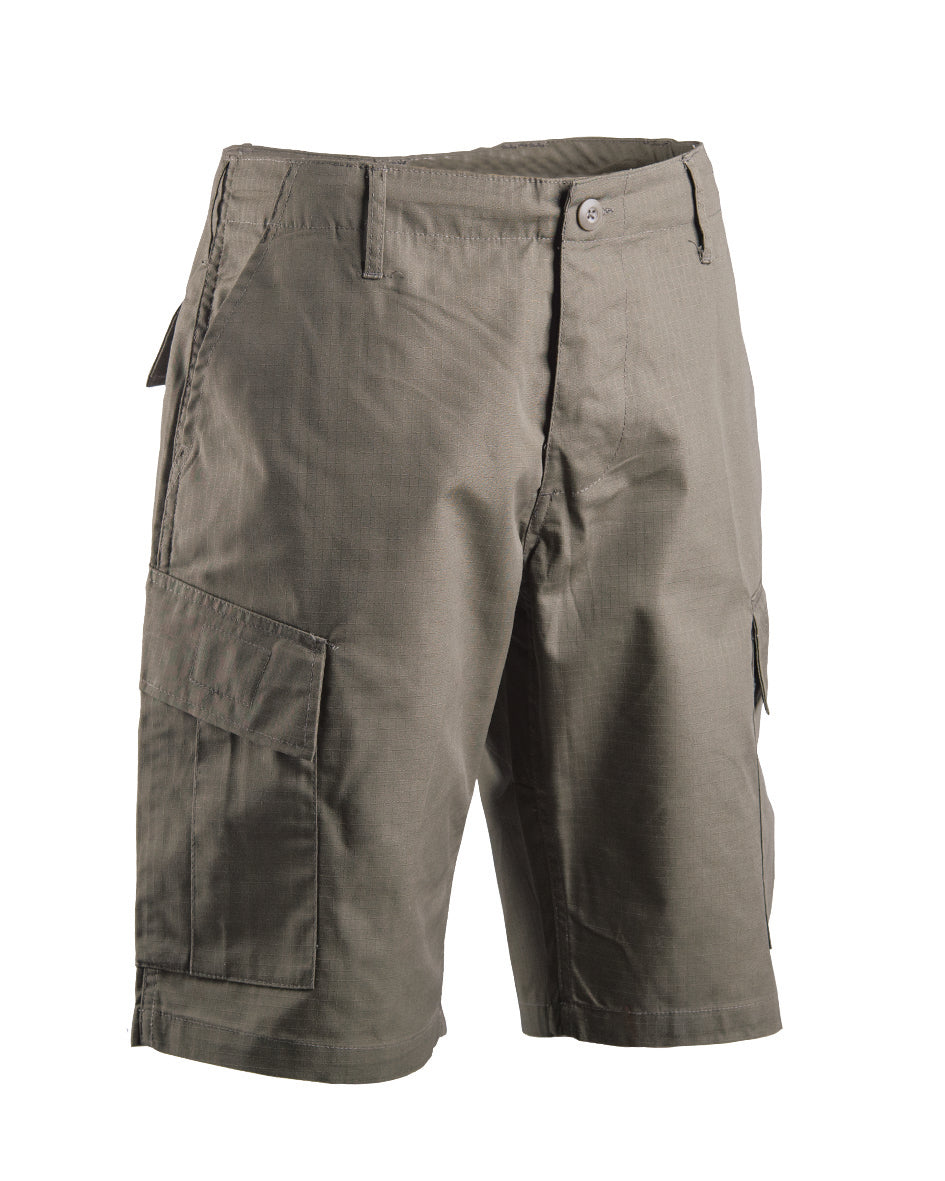 Short de combat type US Mil-Tec en ripstop polycoton avec fond renforcé et six poches