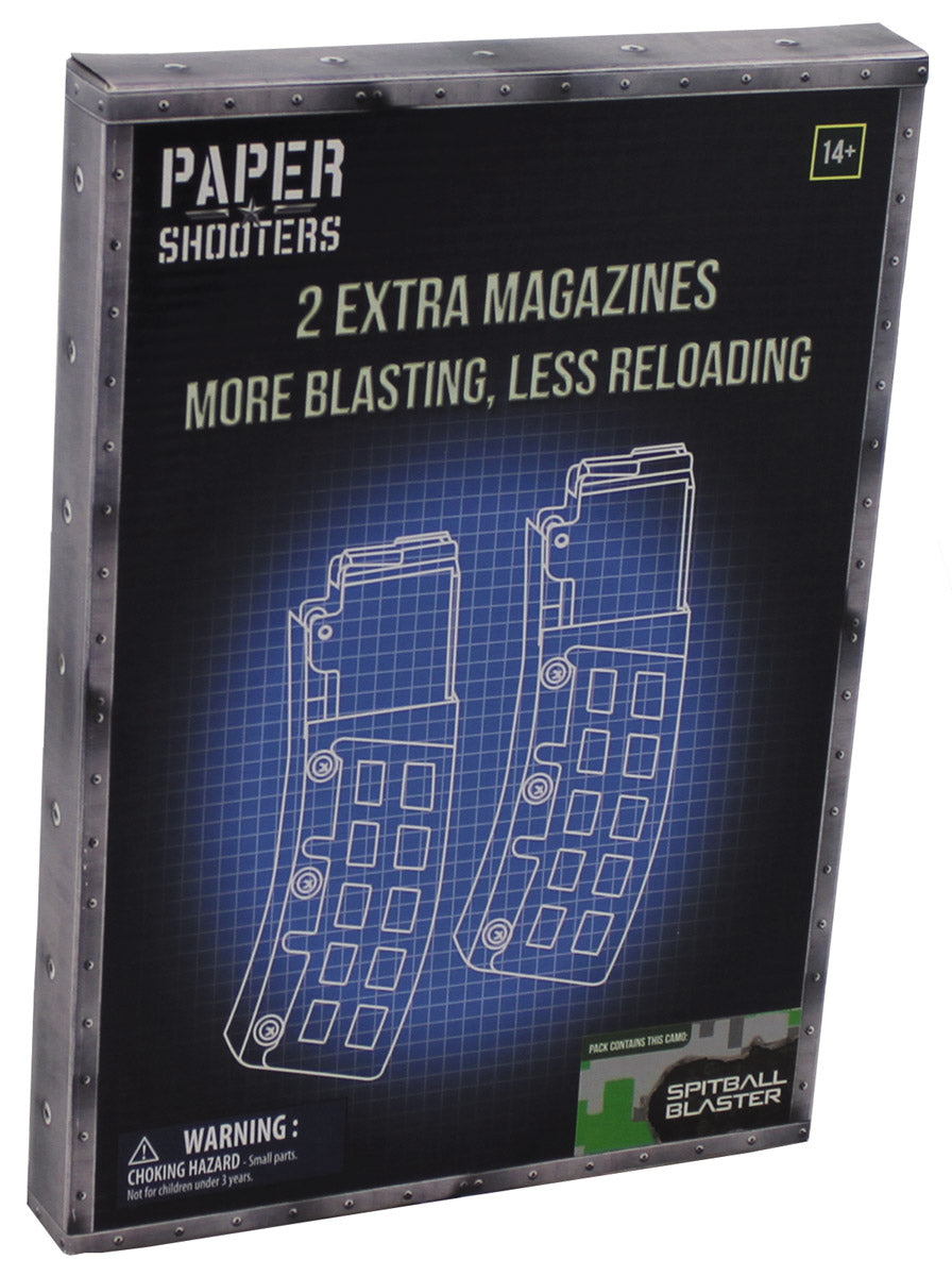 Chargeurs Paper Shooters MFH lot de 2 pour kit Green Spit article 38502